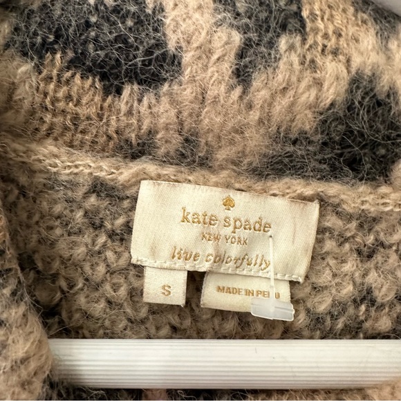 Kate Spade Wool Leopard Oversized Cozy Sweater - Picture 5 of 10